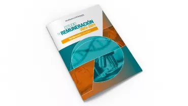Portada de informe titulado 'Estudio de Remuneración 2023-2024'.