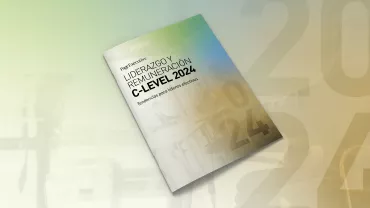 Portada de un informe sobre liderazgo y remuneración C-Level 2024.